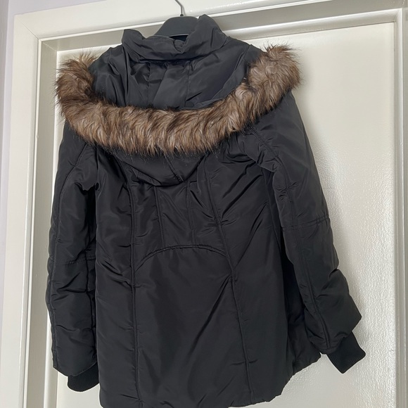 Faux fur women’s parka in black size Small- Haight and Ashbury - Picture 8 of 9